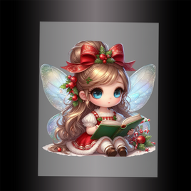 (DTF-FY143) FAIRY CHRISTMAS - Garment Transfer