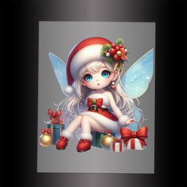 (DTF-FY151) FAIRY CHRISTMAS - Garment Transfer