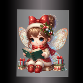 (DTF-FY152) FAIRY CHRISTMAS - Garment Transfer