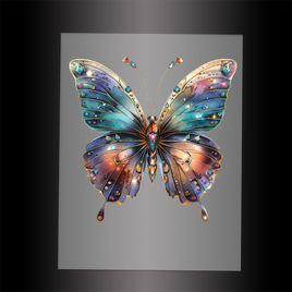 (DTF-GLIT014) GLITTER BUTTERFLY - Garment Transfer