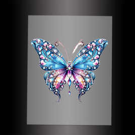 (DTF-GLIT033) BEJEWELED BUTTERFLY - Garment Transfer