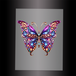 (DTF-GLIT036) BEJEWELED BUTTERFLY - Garment Transfer