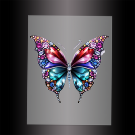 (DTF-GLIT039) BEJEWELED BUTTERFLY - Garment Transfer