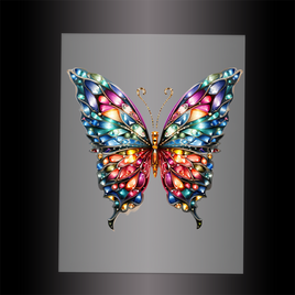 (DTF-GLIT045) BEJEWELED BUTTERFLY - Garment Transfer