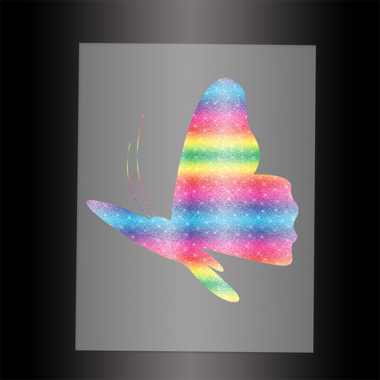 (DTF-GLIT061) GLITTER BUTTERFLY - Garment Transfer