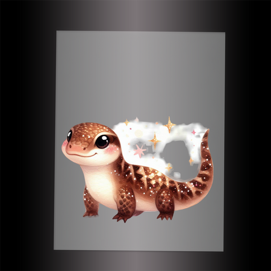 (DTF-GLIT1239) GLITTER KOMODO - Garment Transfer