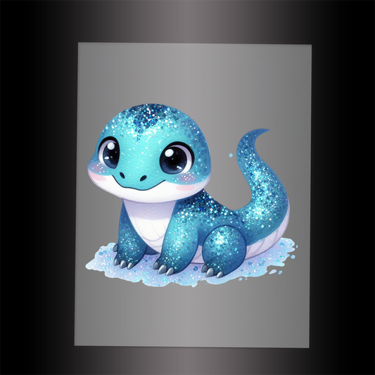 (DTF-GLIT1245) GLITTER KOMODO - Garment Transfer