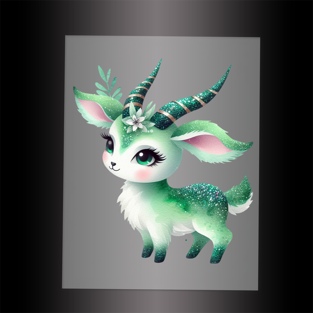 (DTF-GLIT975) GLITTER ORYX - Garment Transfer