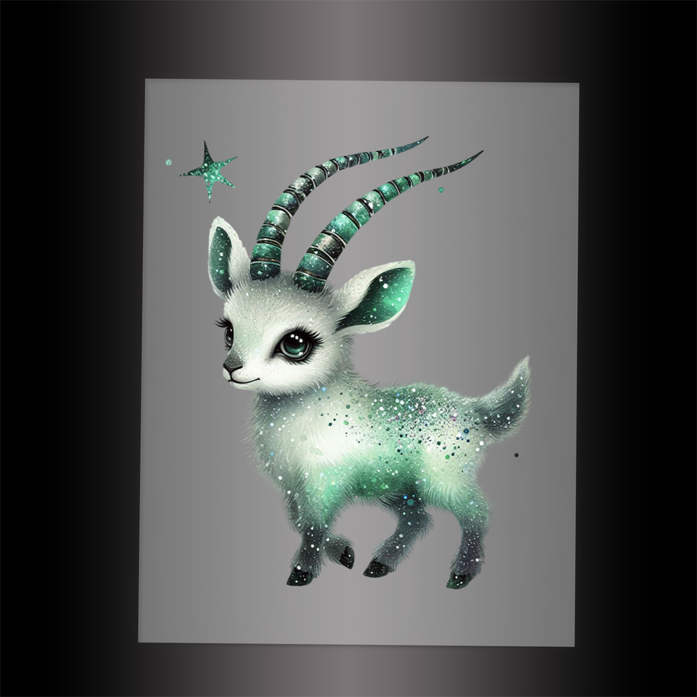 (DTF-GLIT976) GLITTER ORYX - Garment Transfer