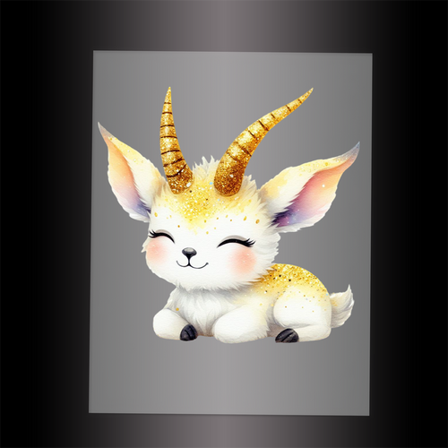(DTF-GLIT981) GLITTER ORYX - Garment Transfer