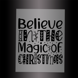 (DTF-X5006) BELIEVE IN THE MAGIC OF CHRISTMAS - Garment Transfer