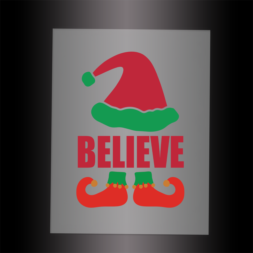(DTF-X5010) BELIEVE - Garment Transfer