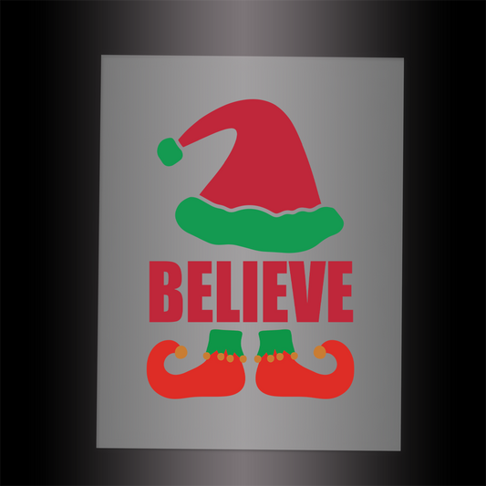 (DTF-X5010) BELIEVE - Garment Transfer