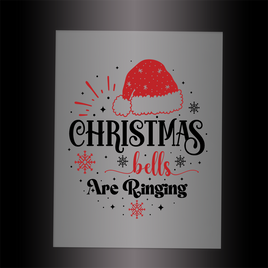 (DTF-X5015) CHRISTMAS BELLS ARE RINGING - Garment Transfer