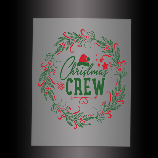 (DTF-X5028) CHRISTMAS CREW - Garment Transfer