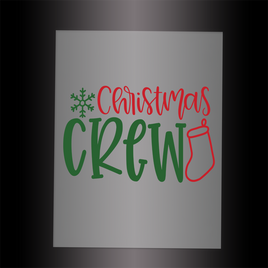 (DTF-X5029) CHRISTMAS CREW - Garment Transfer