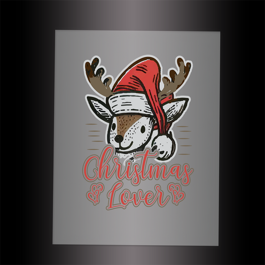 (DTF-X5040) CHRISTMAS  LOVER - Garment Transfer