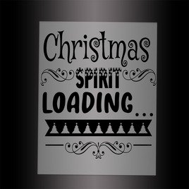 (DTF-X5041) CHRISTMAS  SPIRIT LOADING - Garment Transfer