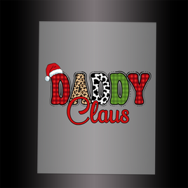 (DTF-X5047) DADDY CLAUS  - Garment Transfer