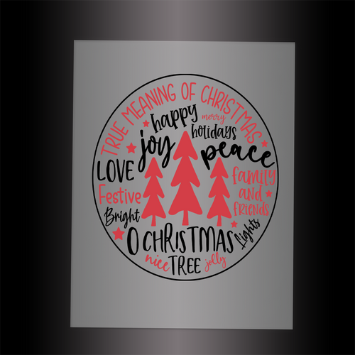 (DTF-X5117) JOY PEACE LOVE - Garment Transfer