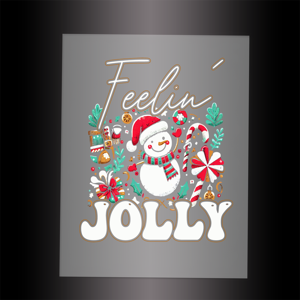(DTF-X5120) FEELIN JOLLY - Garment Transfer