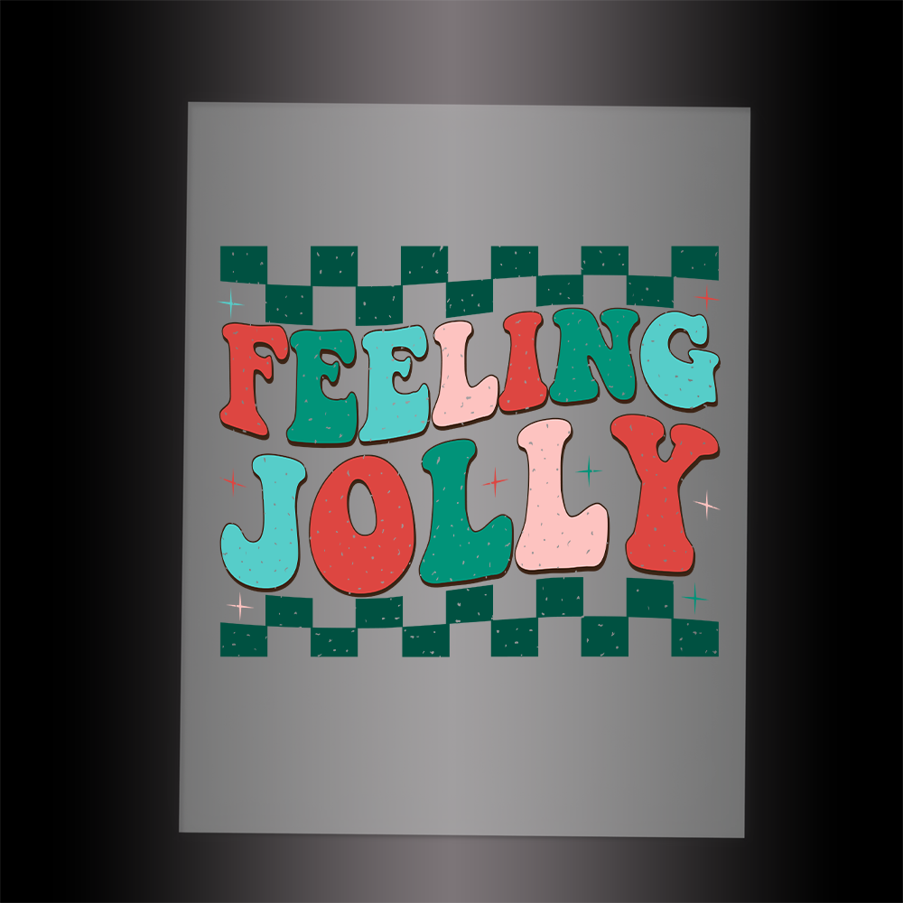 (DTF-X5123) FEELING JOLLY - Garment Transfer