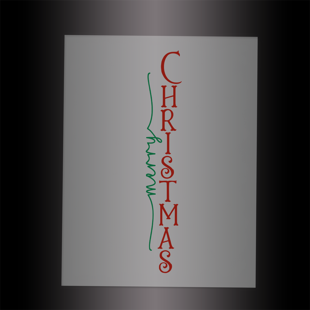 (DTF-X5127) MERRY CHRISTMAS - Garment Transfer