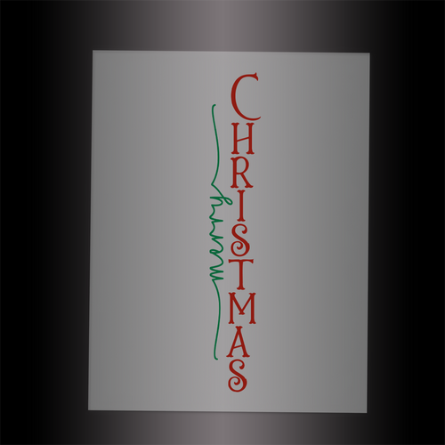 (DTF-X5127) MERRY CHRISTMAS - Garment Transfer