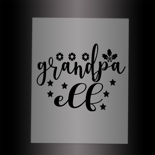 (DTF-X5143) GRANDPA ELF - Garment Transfer