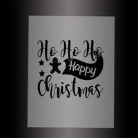 (DTF-X5160) HO HO HO HAPPY CHRISTMAS- Garment Transfer