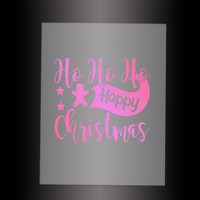 (DTF-X5160) HO HO HO HAPPY CHRISTMAS- Garment Transfer