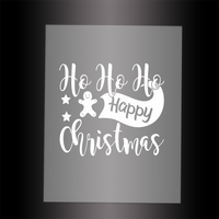 (DTF-X5160) HO HO HO HAPPY CHRISTMAS- Garment Transfer