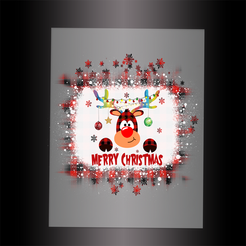 (DTF-X5353) MERRY CHRISTMAS - Garment Transfer