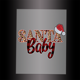 (DTF-X5358) SANTA BABY - Garment Transfer