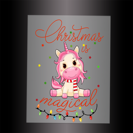 (DTF-X5366) CHRISTMAS IS MAGICAL - Garment Transfer