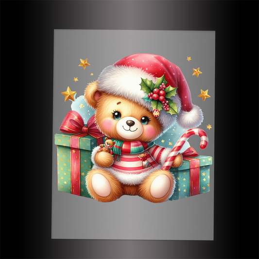 (DTF-XA001) BEARY CHRISTMAS - Garment Transfer