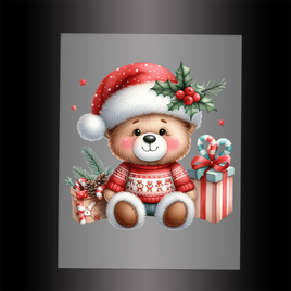 (DTF-XA003) BEARY CHRISTMAS - Garment Transfer