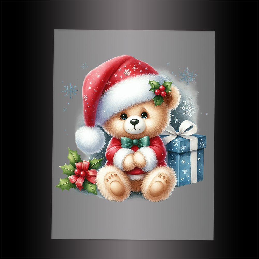 (DTF-XA004) BEARY CHRISTMAS - Garment Transfer