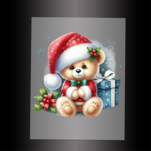 (DTF-XA004) BEARY CHRISTMAS - Garment Transfer
