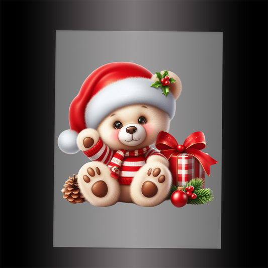(DTF-XA005) BEARY CHRISTMAS - Garment Transfer