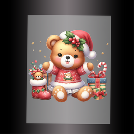 (DTF-XA009) BEARY CHRISTMAS - Garment Transfer