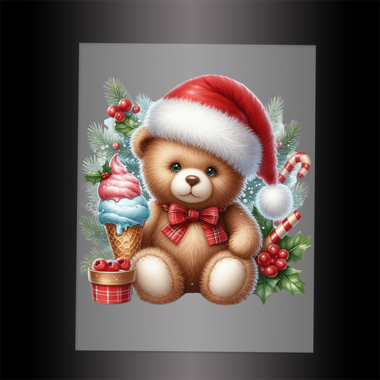 (DTF-XA010) BEARY CHRISTMAS - Garment Transfer