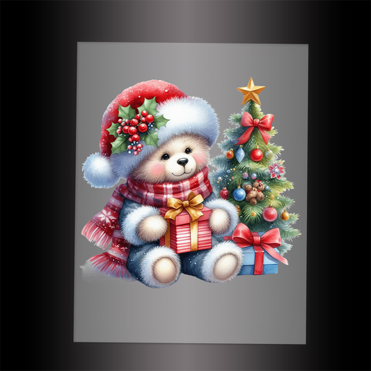 (DTF-XA011) BEARY CHRISTMAS - Garment Transfer