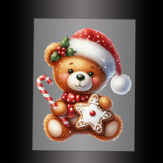 (DTF-XA012) BEARY CHRISTMAS - Garment Transfer
