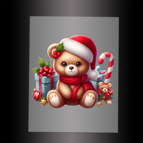 (DTF-XA014) BEARY CHRISTMAS - Garment Transfer