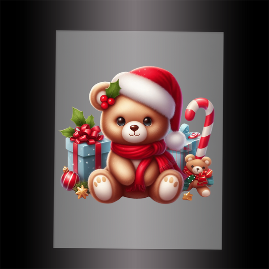 (DTF-XA014) BEARY CHRISTMAS - Garment Transfer