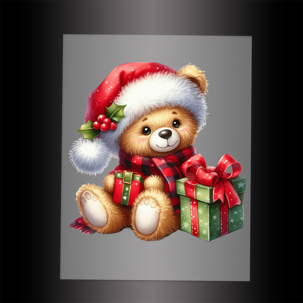 (DTF-XA015) BEARY CHRISTMAS - Garment Transfer