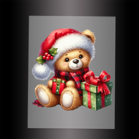 (DTF-XA015) BEARY CHRISTMAS - Garment Transfer