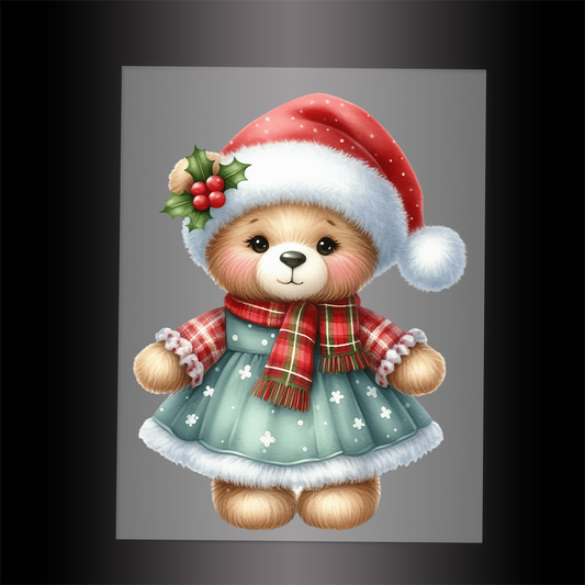 (DTF-XA022) BEARY CHRISTMAS - Garment Transfer