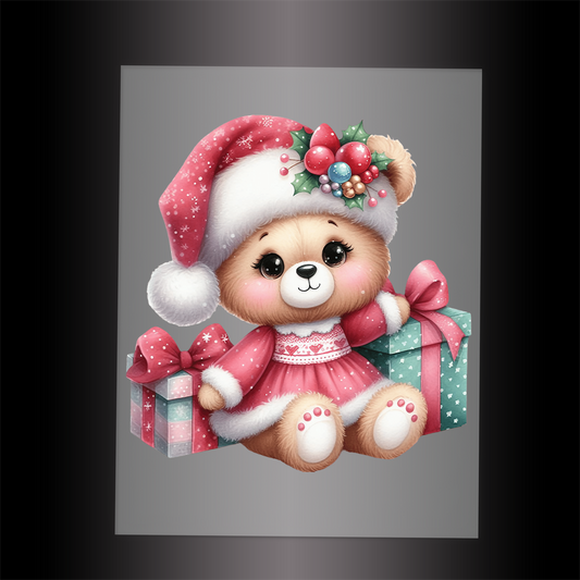 (DTF-XA023) BEARY CHRISTMAS - Garment Transfer